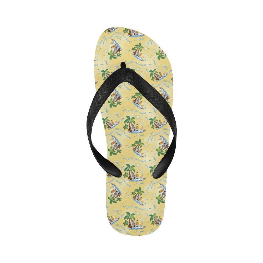 Surf Catch the Wave Design Flip Flops-JTAMIGO.COM
