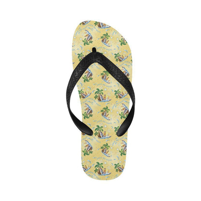Surf Catch the Wave Design Flip Flops-JTAMIGO.COM