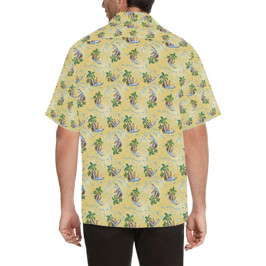 Surf Catch the Wave Design Men Aloha Hawaiian Shirt