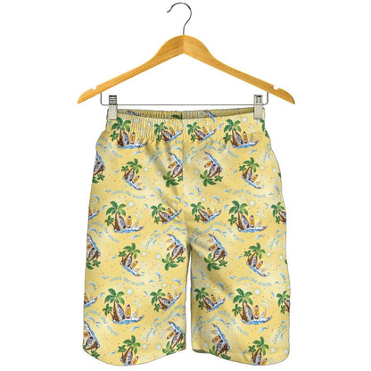 Surf Catch the Wave Design Mens Shorts-JTAMIGO.COM
