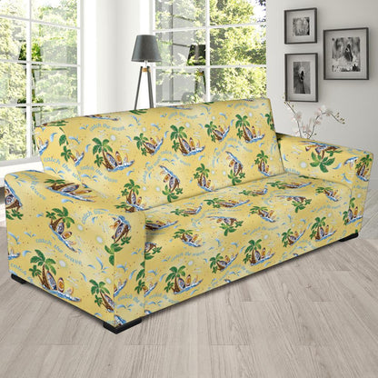 Surf Catch the Wave Design Sofa Slipcover-JTAMIGO.COM