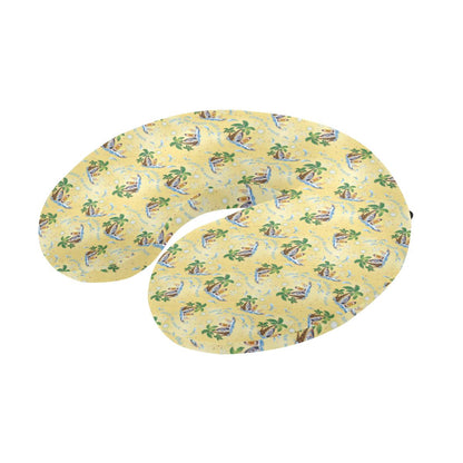 Surf Catch the Wave Design U-Shaped Travel Neck Pillow-JTAMIGO.COM