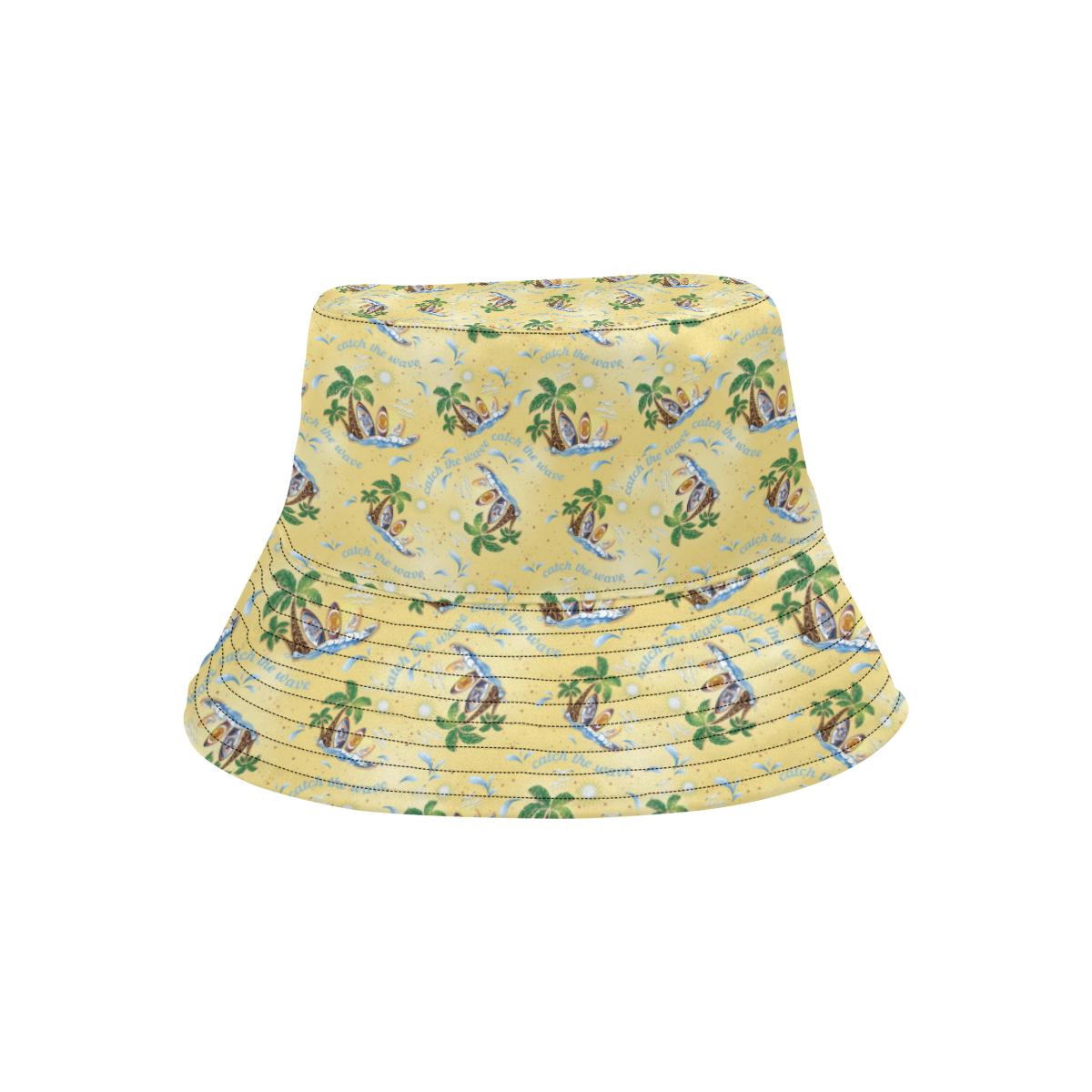 Surf Catch the Wave Design Unisex Bucket Hat