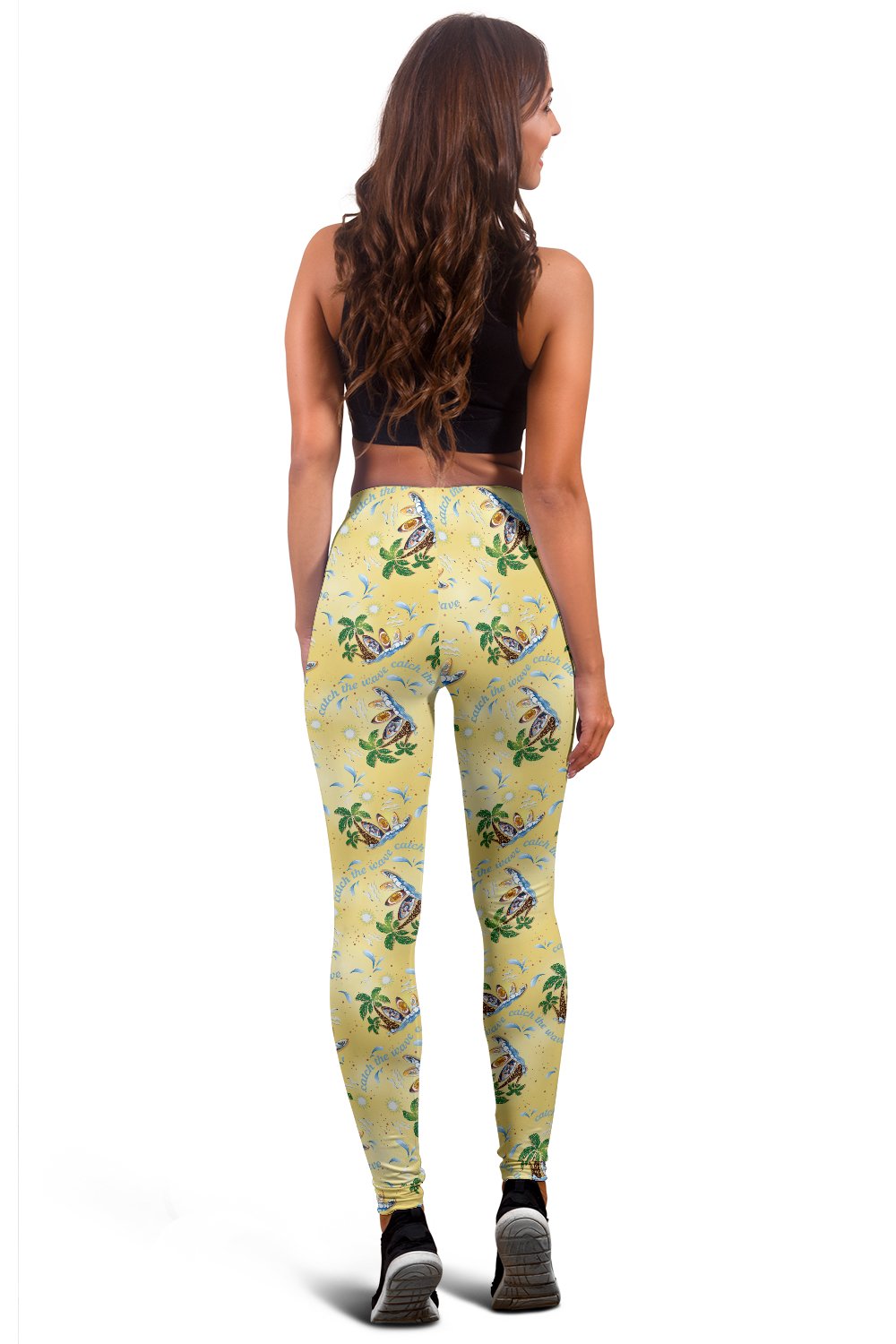 Surf Catch the Wave Design Women Leggings