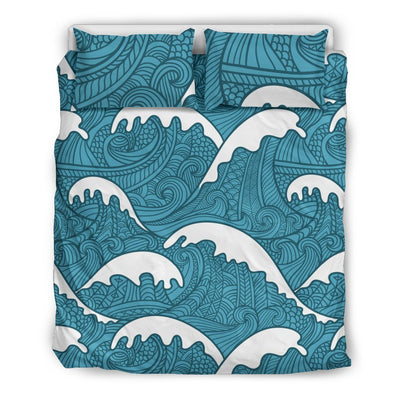 Surf Wave Tribal Design Duvet Cover Bedding Set