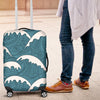 Surf Wave Tribal Design Luggage Cover Protector