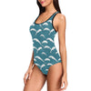 Surf Wave Tribal Design One Piece Swimsuit-JTAMIGO.COM