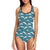 Surf Wave Tribal Design One Piece Swimsuit-JTAMIGO.COM