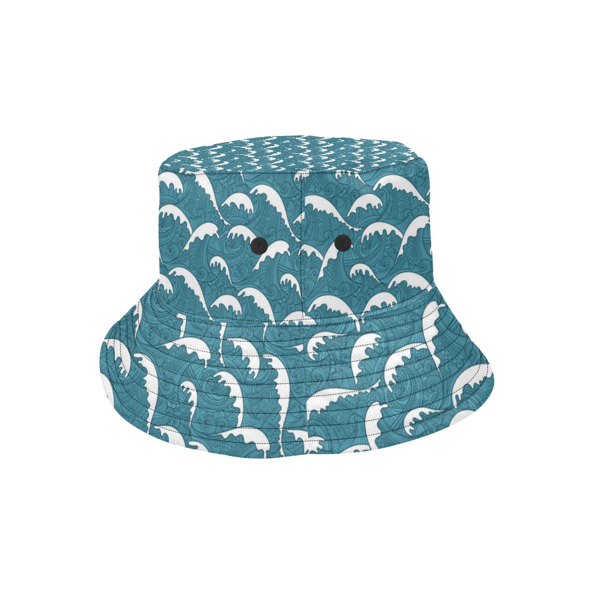 Surf Wave Tribal Design Unisex Bucket Hat
