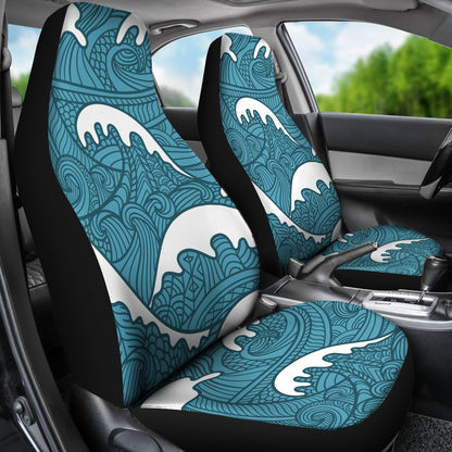 Surf Wave Tribal Design Universal Fit Car Seat Covers