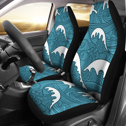Surf Wave Tribal Design Universal Fit Car Seat Covers