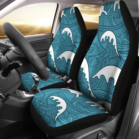 Surf Wave Tribal Design Universal Fit Car Seat Covers