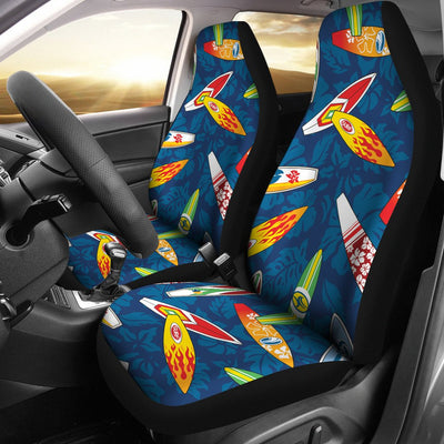 Surfboard Pattern Print Universal Fit Car Seat Covers