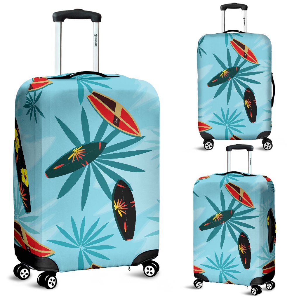 Surfboard Themed Pattern Luggage Cover Protector