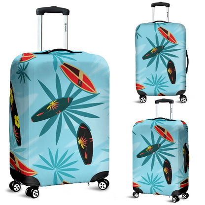 Surfboard Themed Pattern Luggage Cover Protector