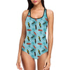 Surfboard Themed Pattern One Piece Swimsuit-JTAMIGO.COM