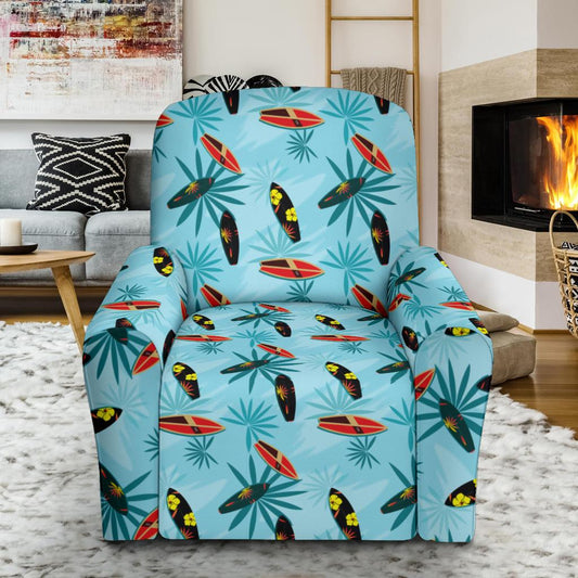 Surfboard Themed Pattern Single Sofa Slipcover -JTAMIGO.COM