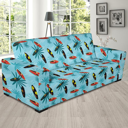 Surfboard Themed Pattern Sofa Slipcover-JTAMIGO.COM