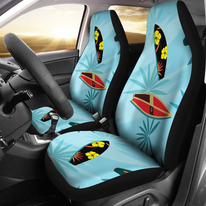 Surfboard Themed Pattern Universal Fit Car Seat Covers