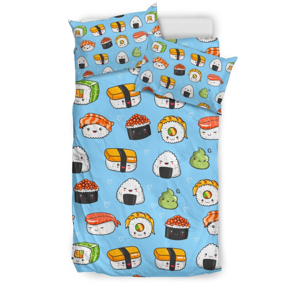 Sushi Cartoon Design Duvet Cover Bedding Set