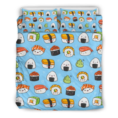 Sushi Cartoon Design Duvet Cover Bedding Set
