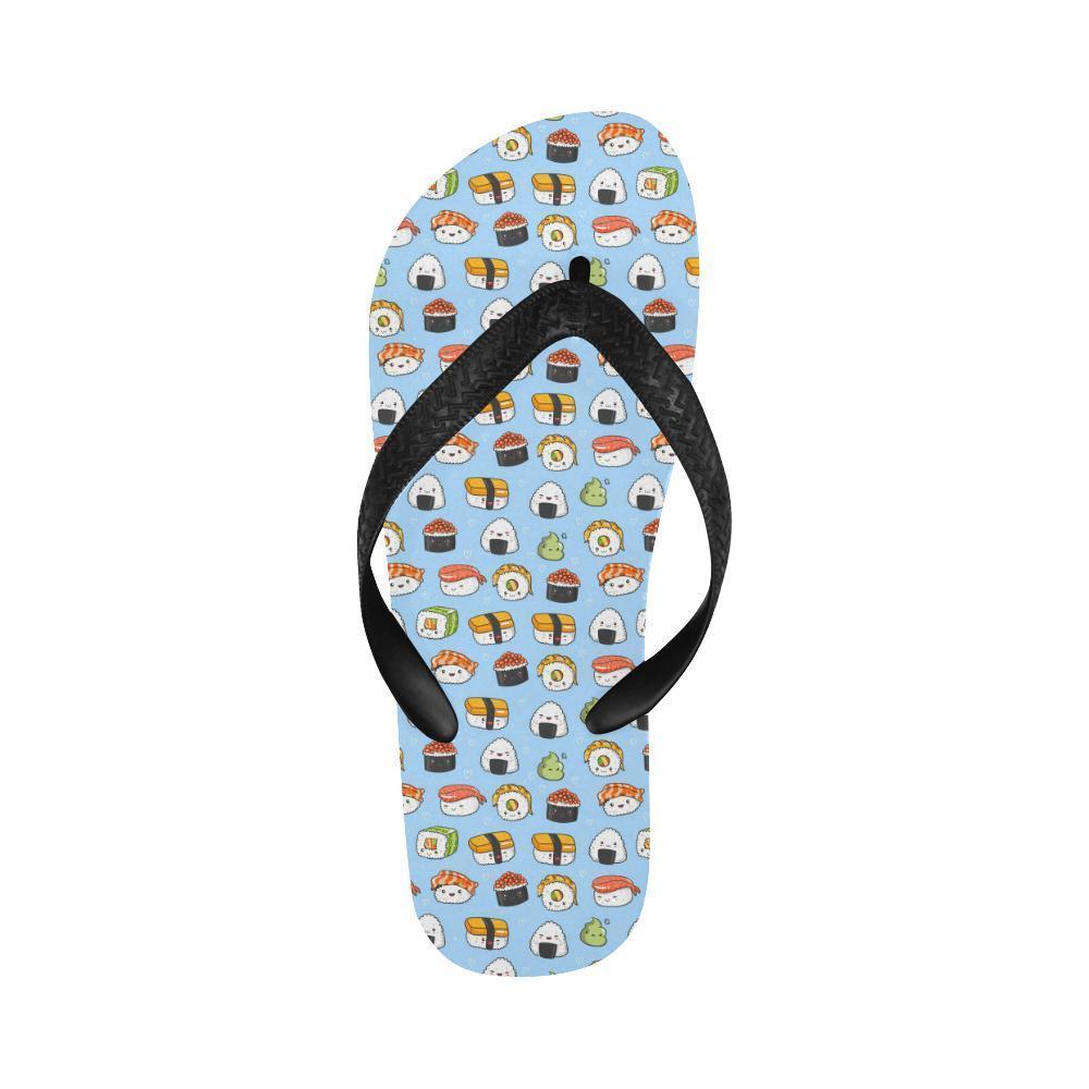 Sushi Cartoon Design Flip Flops-JTAMIGO.COM