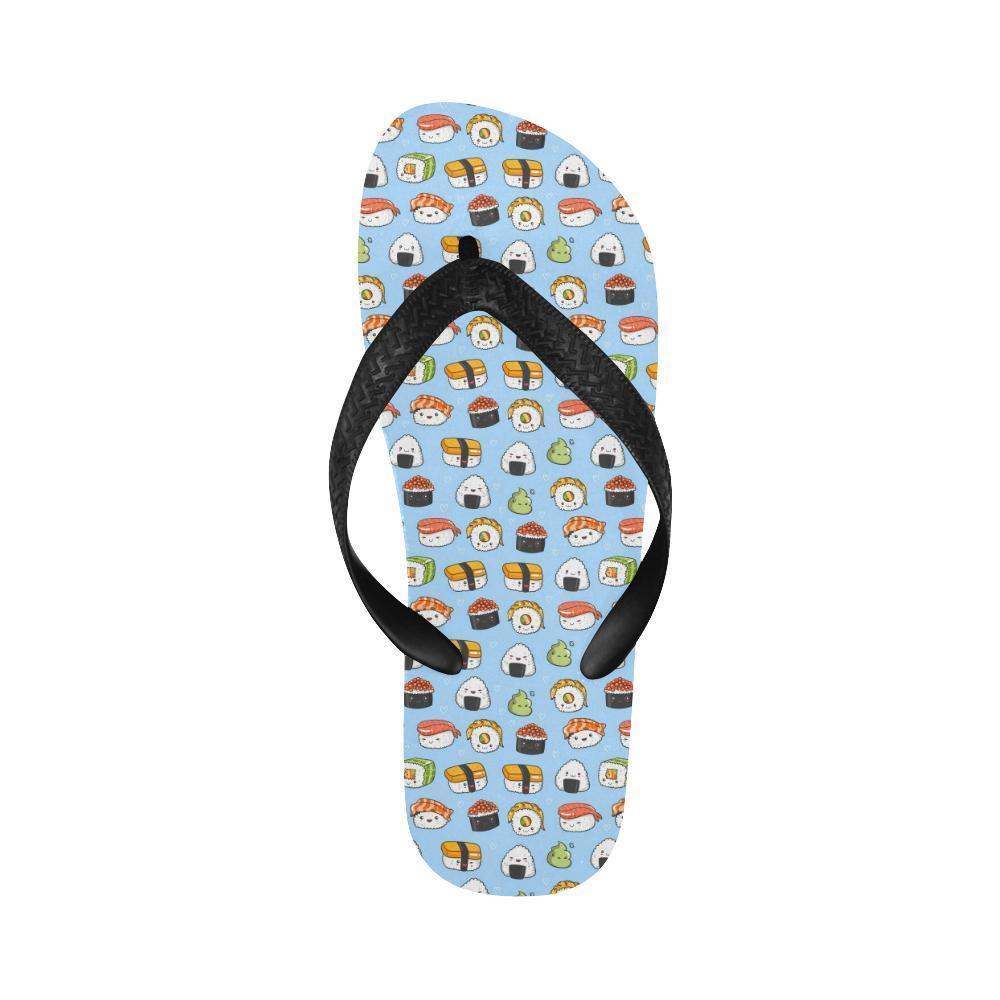 Sushi Cartoon Design Flip Flops-JTAMIGO.COM