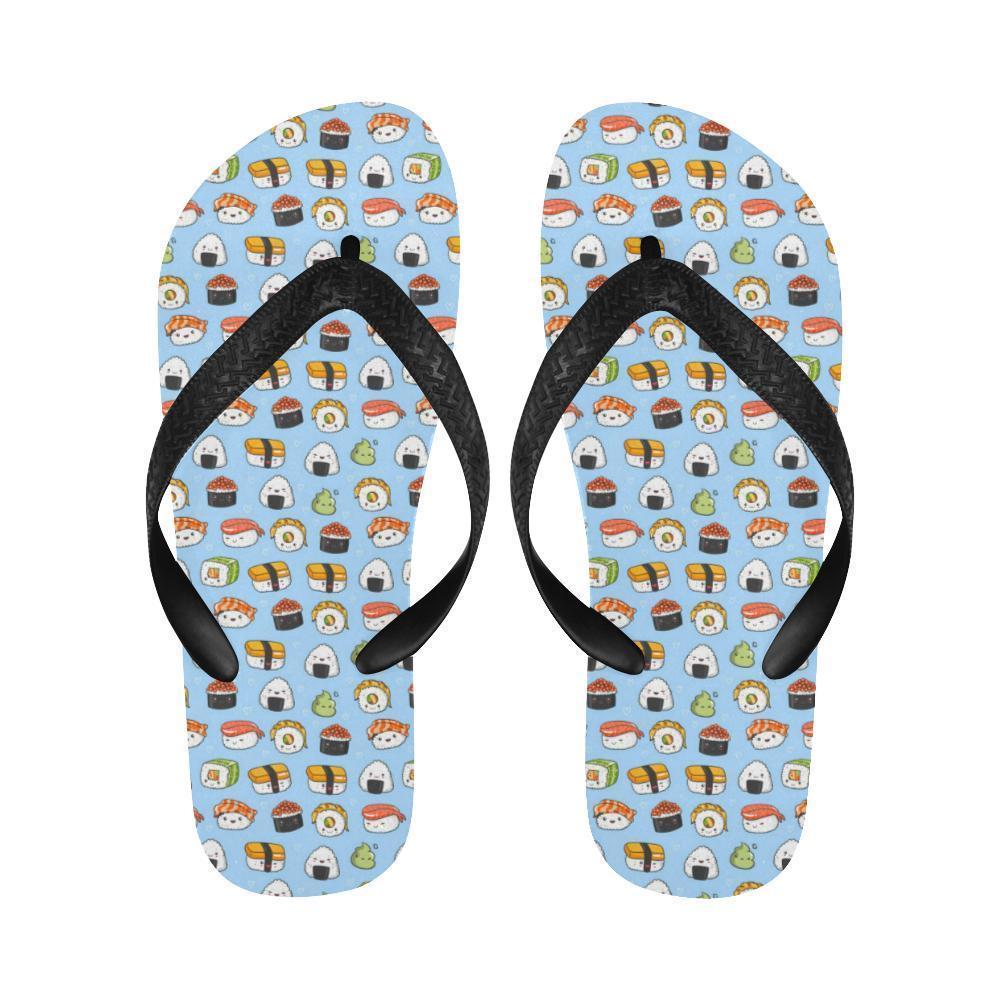 Sushi Cartoon Design Flip Flops-JTAMIGO.COM