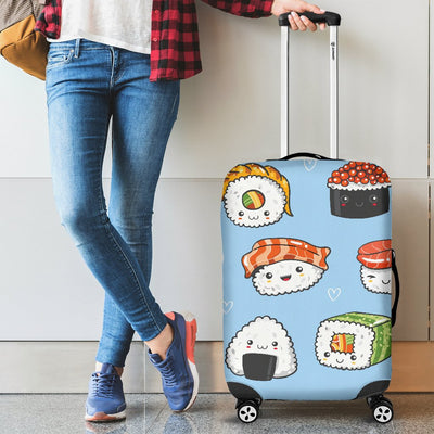 Sushi Cartoon Design Luggage Cover Protector