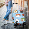 Sushi Cartoon Design Luggage Cover Protector