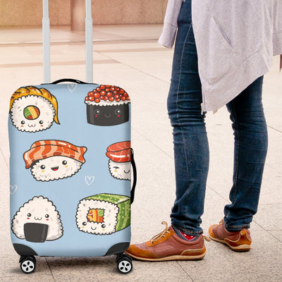 Sushi Cartoon Design Luggage Cover Protector