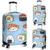 Sushi Cartoon Design Luggage Cover Protector