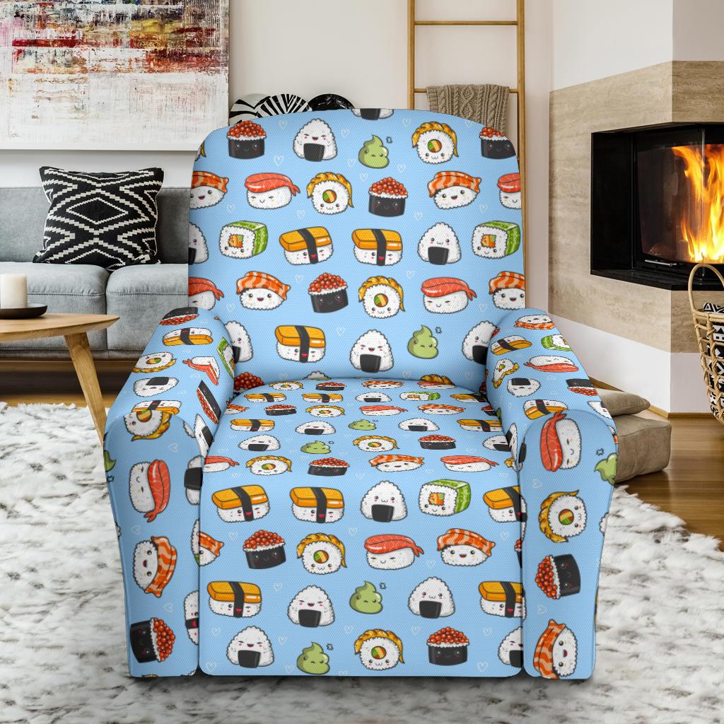 Sushi Cartoon Design Single Sofa Slipcover -JTAMIGO.COM