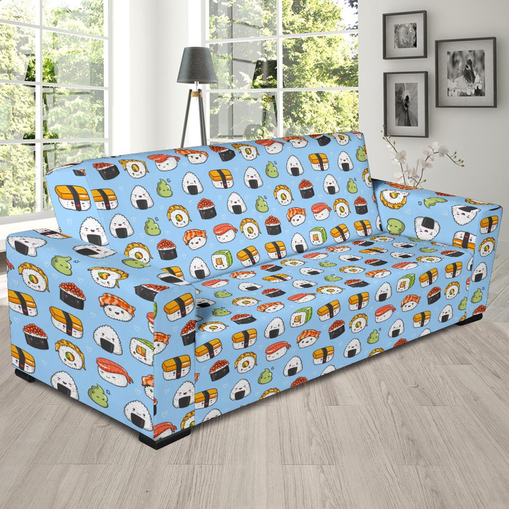 Sushi Cartoon Design Sofa Slipcover-JTAMIGO.COM