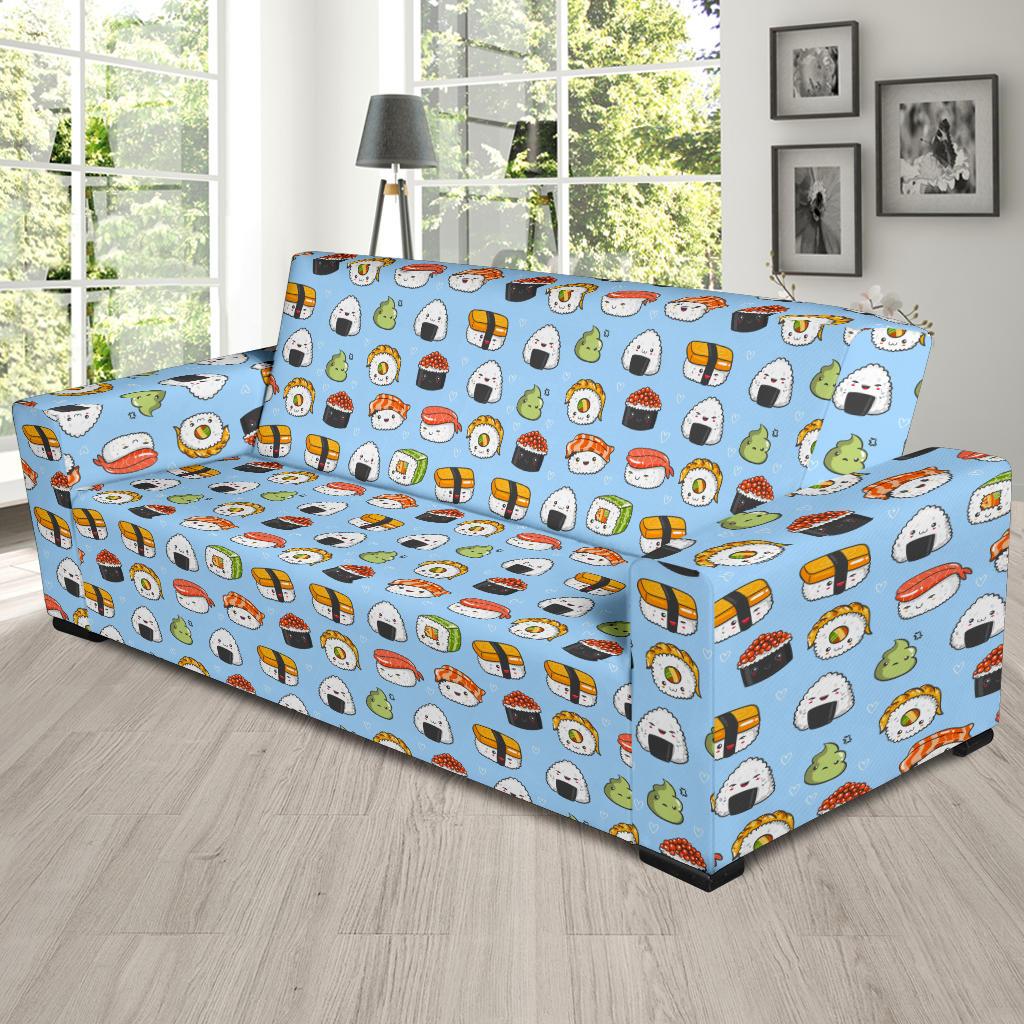 Sushi Cartoon Design Sofa Slipcover-JTAMIGO.COM