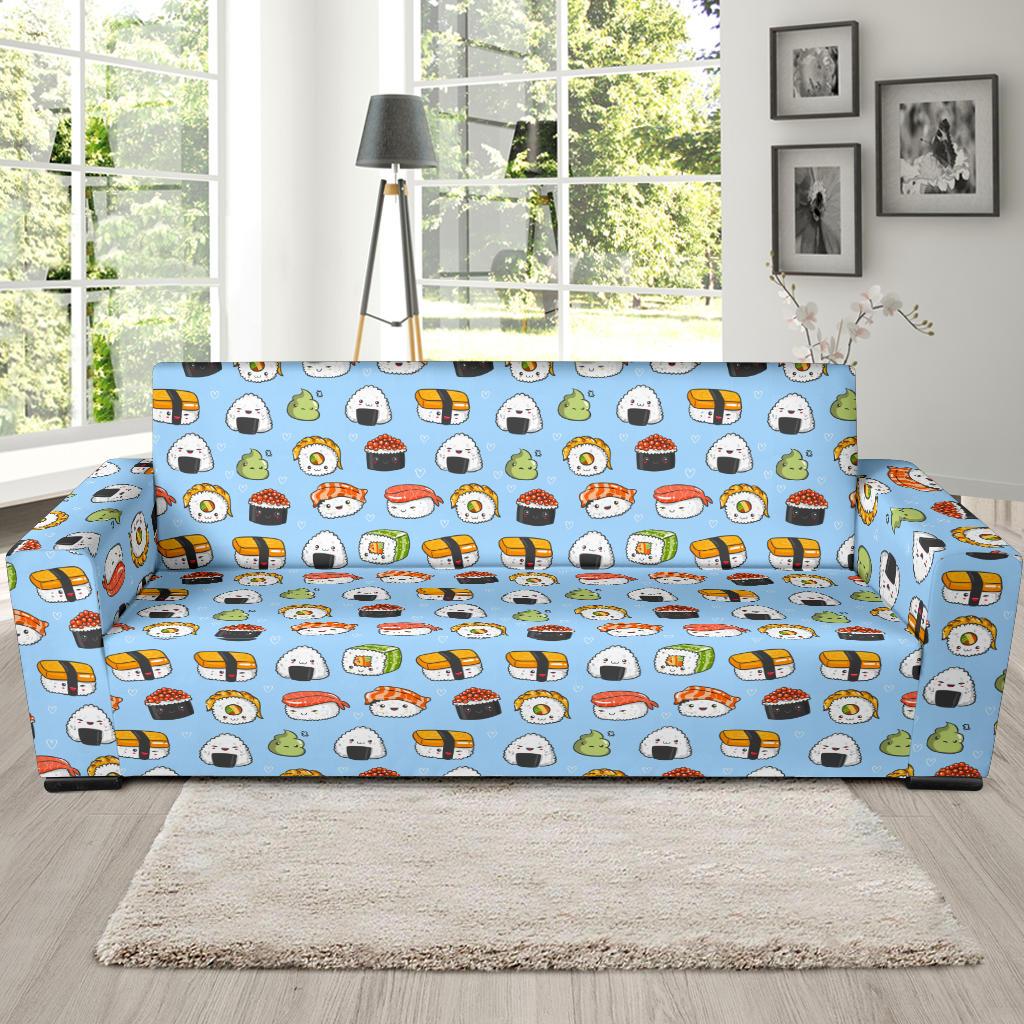 Sushi Cartoon Design Sofa Slipcover-JTAMIGO.COM