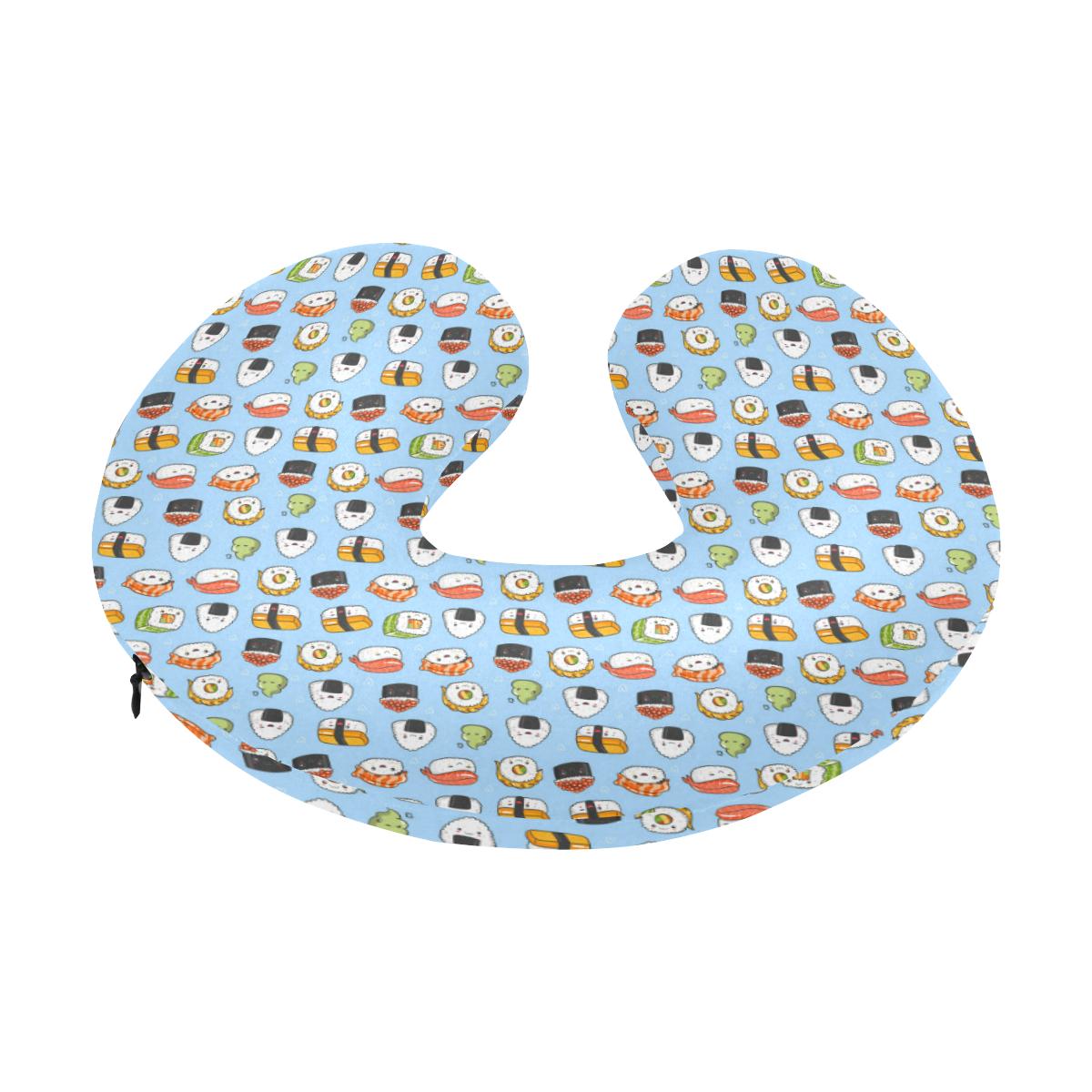 Sushi Cartoon Design U-Shaped Travel Neck Pillow-JTAMIGO.COM