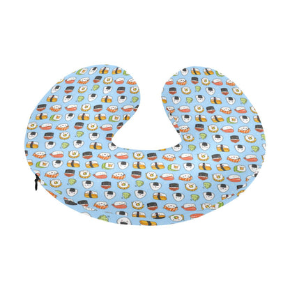 Sushi Cartoon Design U-Shaped Travel Neck Pillow-JTAMIGO.COM
