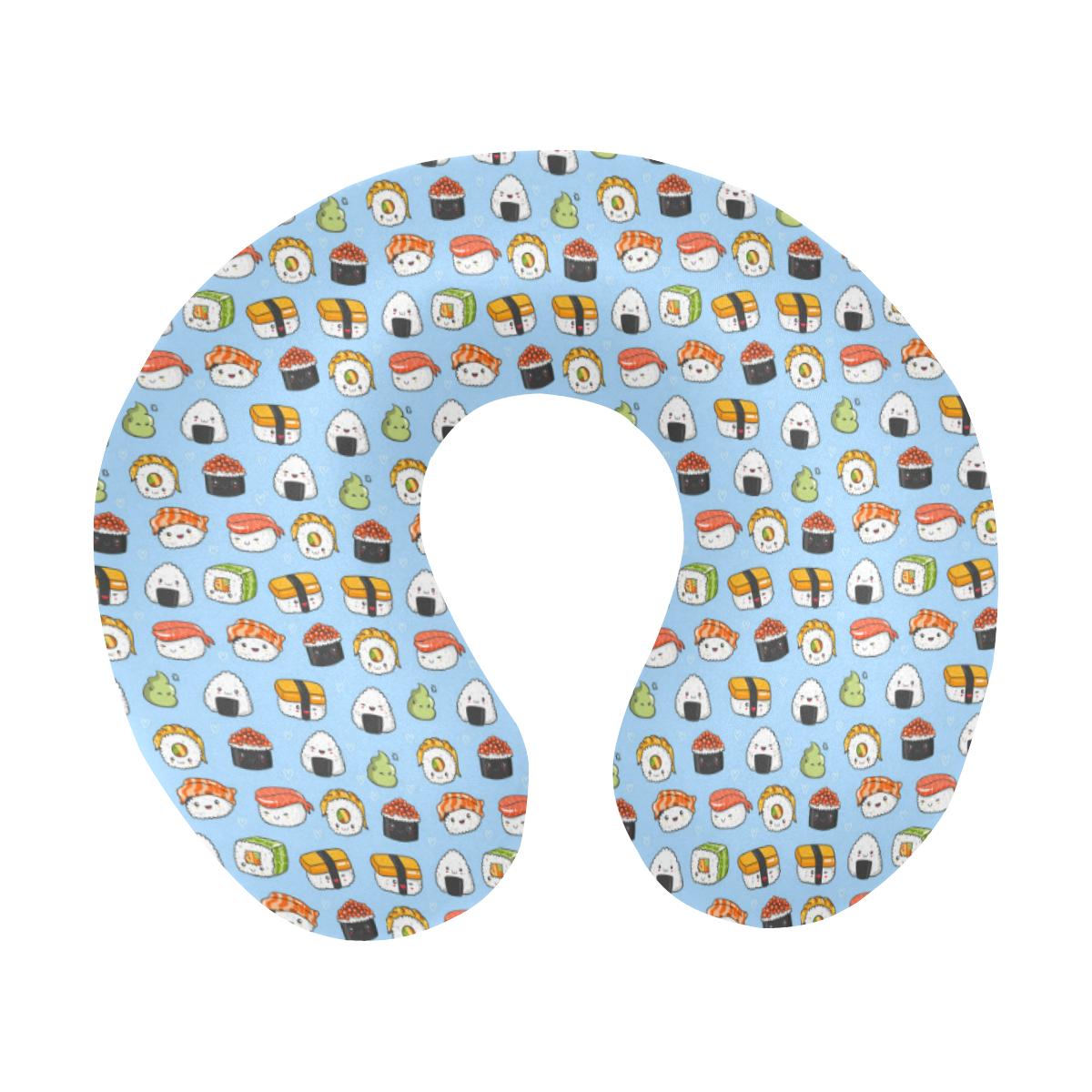Sushi Cartoon Design U-Shaped Travel Neck Pillow-JTAMIGO.COM