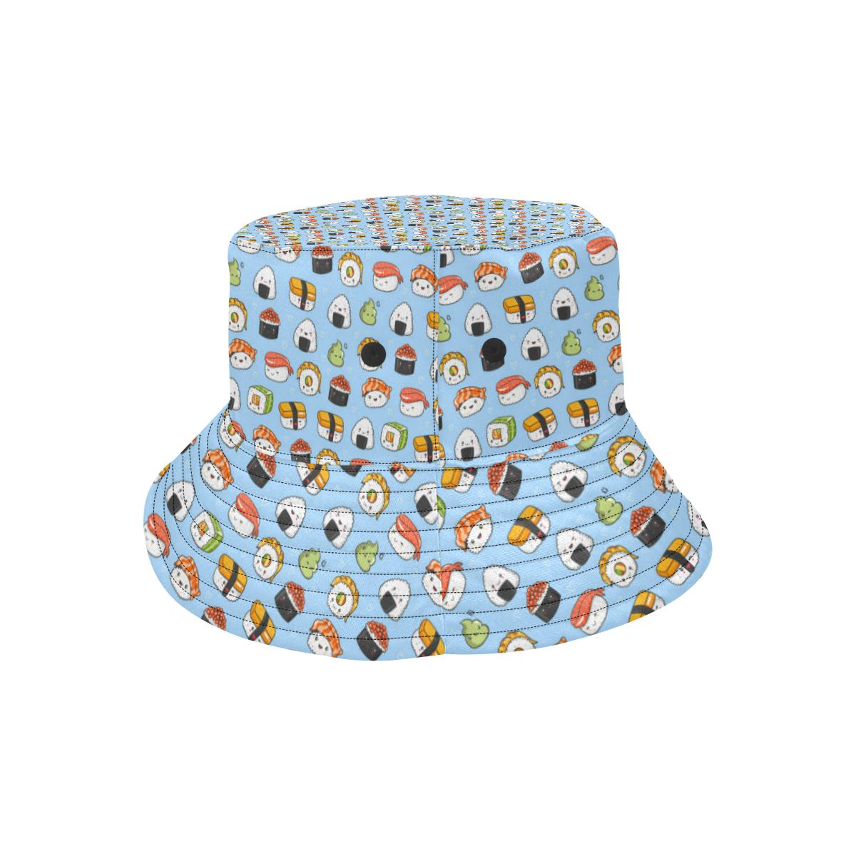 Sushi Cartoon Design Unisex Bucket Hat