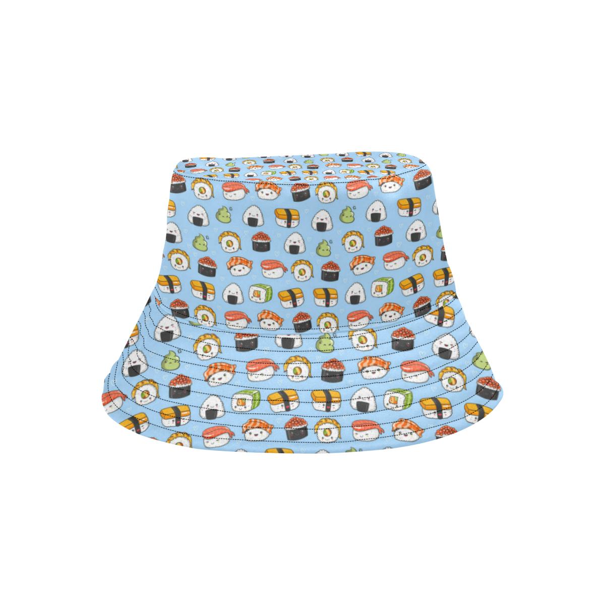 Sushi Cartoon Design Unisex Bucket Hat