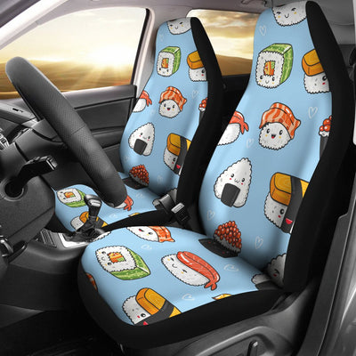 Sushi Cartoon Design Universal Fit Car Seat Covers
