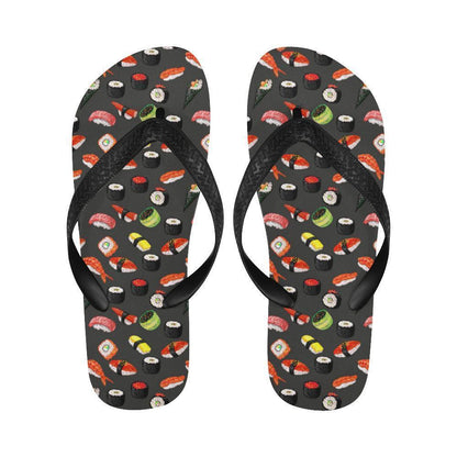 Sushi Design Print Flip Flops-JTAMIGO.COM