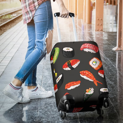 Sushi Design Print Luggage Cover Protector