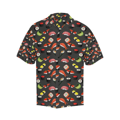 Sushi Design Print Men Aloha Hawaiian Shirt