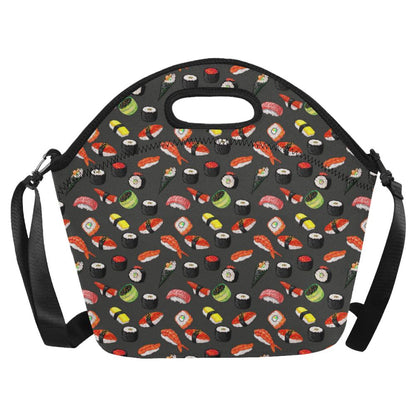 Sushi Design Print Neoprene Lunch Bag (Model 1669)(Large)-JTAMIGO.COM