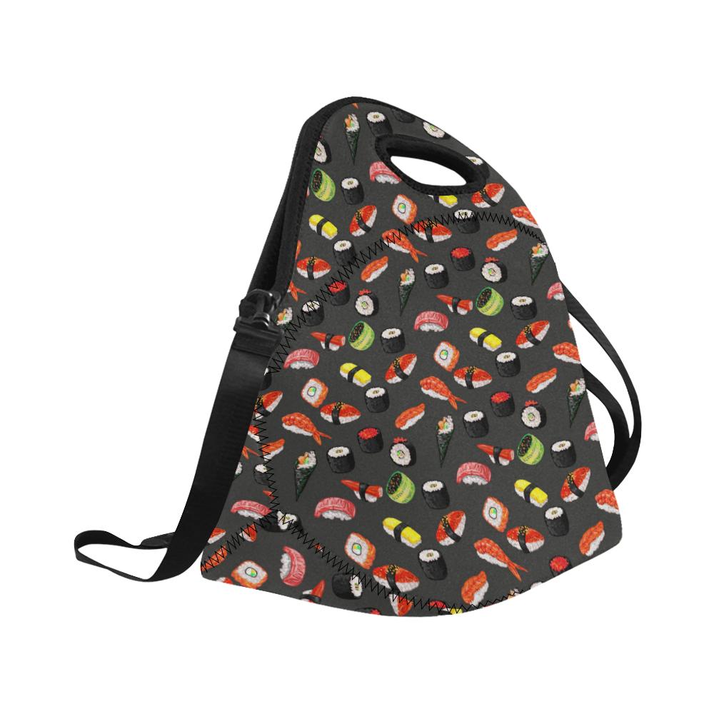 Sushi Design Print Neoprene Lunch Bag (Model 1669)(Large)-JTAMIGO.COM