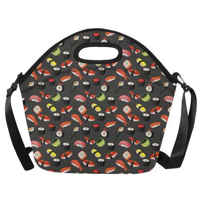 Sushi Design Print Neoprene Lunch Bag (Model 1669)(Large)-JTAMIGO.COM