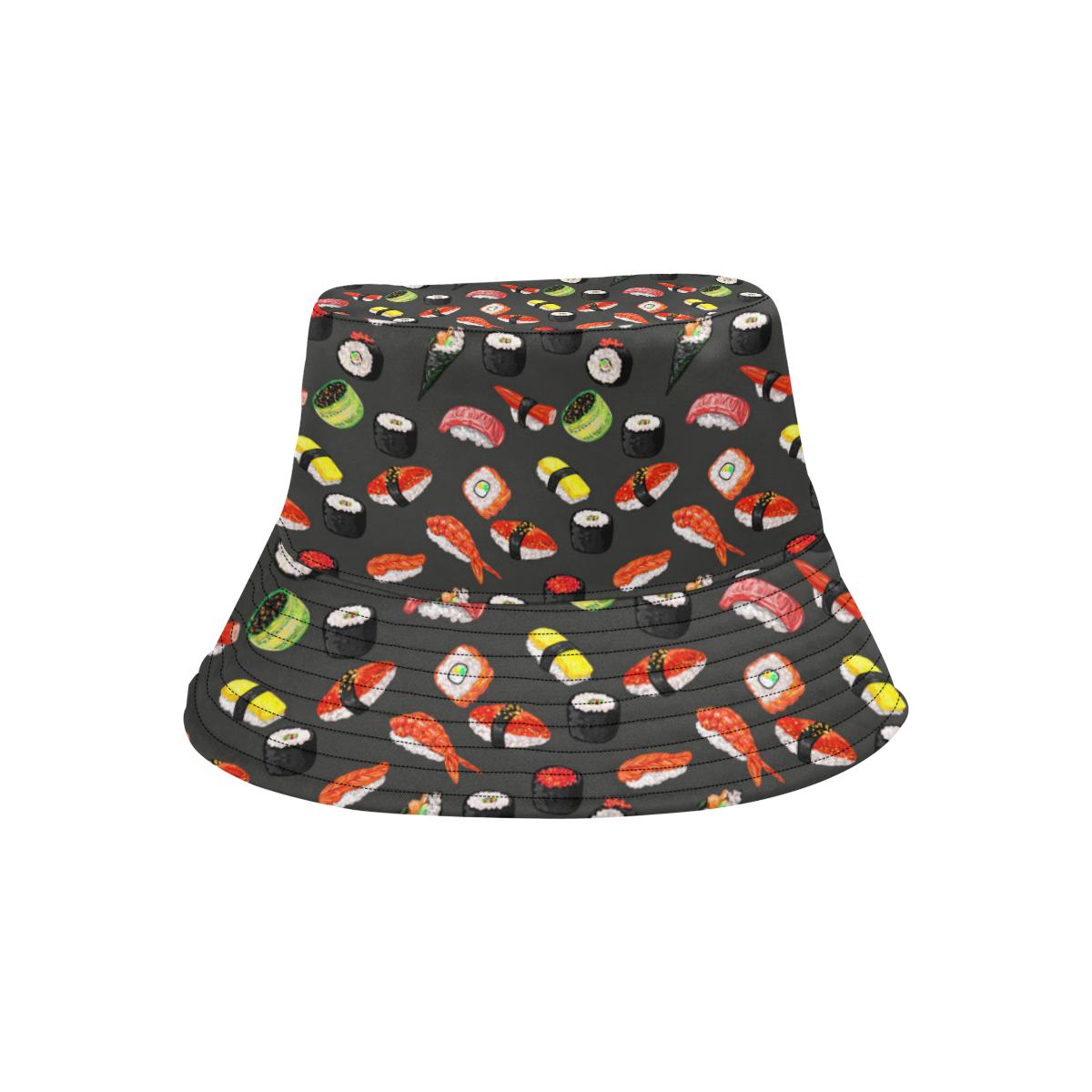 Sushi Design Print Unisex Bucket Hat