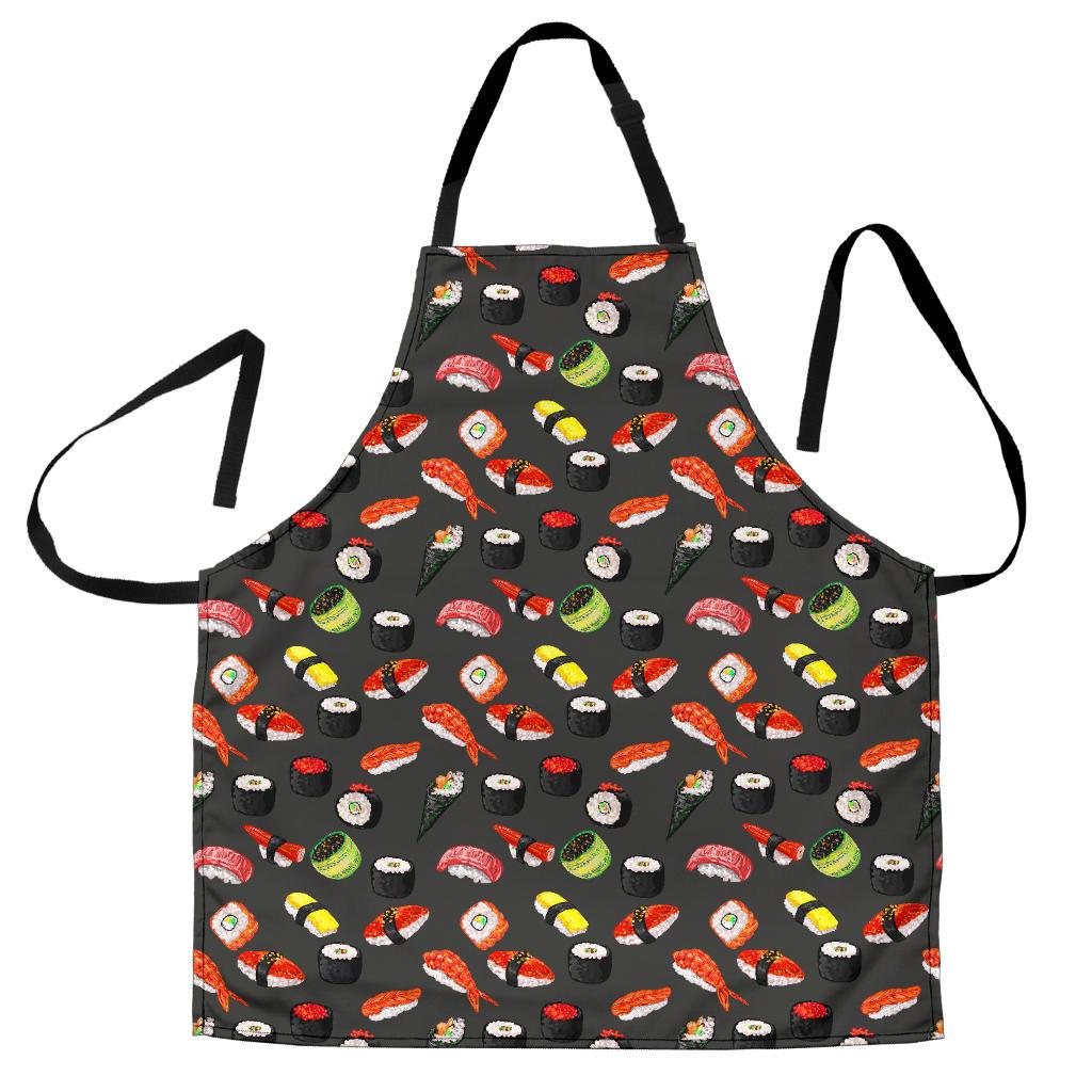 Sushi Design Print Women Apron